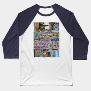 Greetings from Sarajevo in Bosnia and Herzegovina Vintage style retro souvenir Baseball T-Shirt